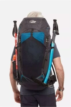 Lowe Alpine Airzone Trek+ 45-55 Litre Mens Hiking Pack -Lowe Alpine Lowe Alpine Airzone Trek 45 55 Litre Mens Hiking Pack Black Back Person 1 184533