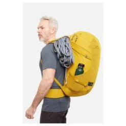 Lowe Alpine Rogue 48 Litre Climbing Daypack -Lowe Alpine Lowe Alpine Rogue 48 Litre Climbing Pack Golden Palm person 931538